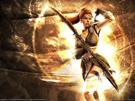 720p Free Download Everquest Archer Fantasy Female Girl Video Game Everquest 2 Archer