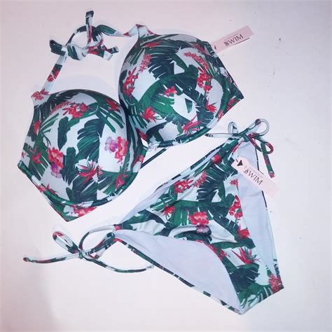 Victoria Secret Swim Bikini Dd Top Large Depop