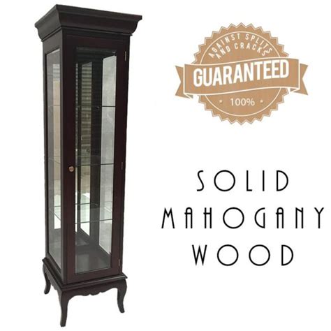 Mahogany Single Door Glass Display Cabinet Turendav Australia Antique Reproduction Furniture