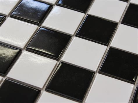 A Tale Of Beauty: Black And White Mosaic Tile - Home Tile Ideas