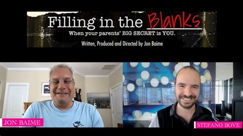 Interview With Jon Baime About His Documentary Filling In The Blanks