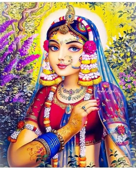 radha rani image radharani paintings radharani  sakhis shrimati