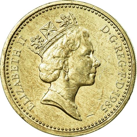 One Pound 1985 Leek And Diadem Coin From United Kingdom Online Coin Club