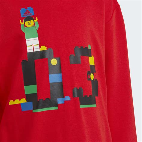 Kids Clothing - adidas x Classic LEGO® Hoodie - Red | adidas Kuwait