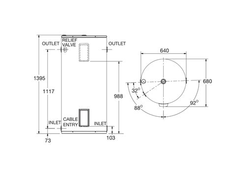 Rheem L KW Twin Element Internal External Electric Hot Water System From Reece