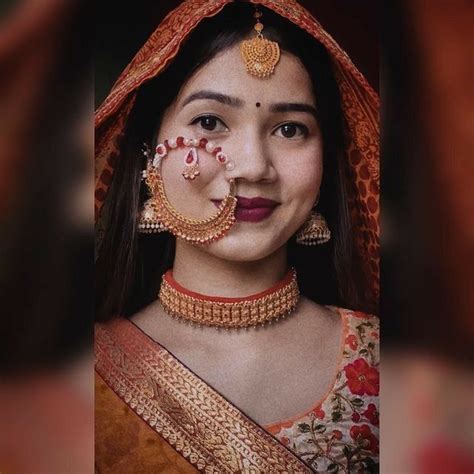 Pin by Welcomemyworld04 on pahadi nath | Bride jewellery, Gold bridal