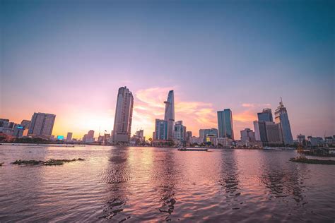 Ho Chi Minh Vietn De Fevereiro De Vista Do Edif Cio Da