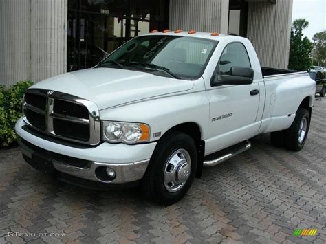 2005 Bright White Dodge Ram 3500 Slt Regular Cab Dually 24589743