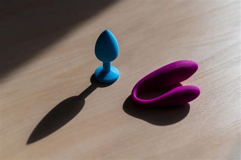 Um Conjunto De Brinquedos Sexuais De L Tex Plugue Anal De Silicone Azul