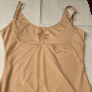 SPANX Intimates Sleepwear L Assets Red Hot Label Spanx Open Bust Tank Camisole Nude