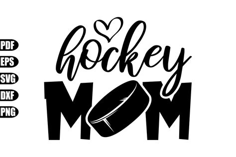 Hockey Mom Svg Graphic By Creativekhadiza124 · Creative Fabrica