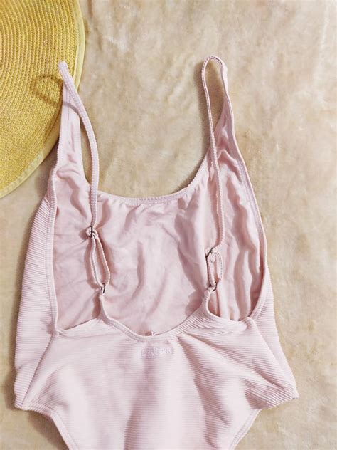 Billabong Nude Blush Tanlines One Piece Swimsuit Women S Fashion Swimwear Bikinis Swimsuits