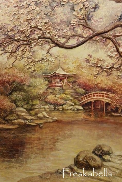 Япония,парк Plaster Wall Art, Plaster Walls, Clay Stamps, Halloween Gif ...