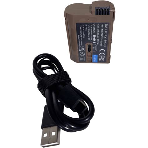 Bescor EN-EL15C Type Battery with USB-C Charging Port ENEL15UB