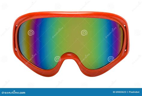 Goggles Front View Stock Image Image Of Sport Goggles 69003623