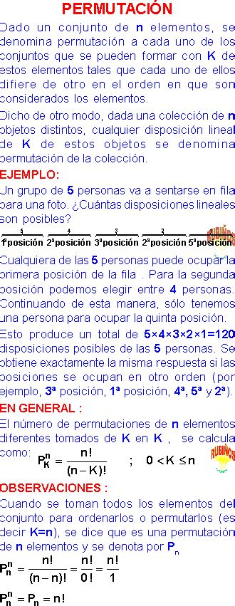 Permutaciones Y Combinaciones Ejercicios Resueltos Pdf