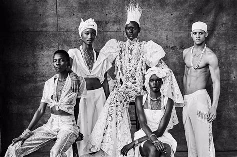 Santeria themed fashion editorial evokes the beauty of ritual