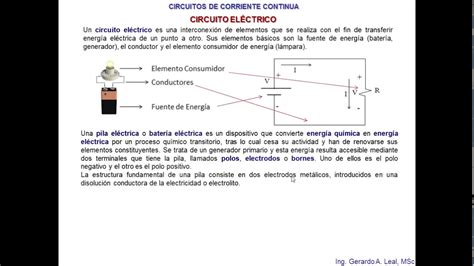 Circuitos De Corriente Continua Magnitudes Eléctricas Ley De Ohm