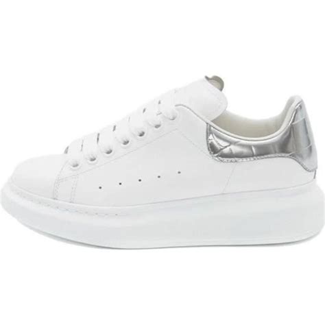 Alexanders Mcqueens Mc Basket Chaussur Femme Homme Pas Cher Blanche Et