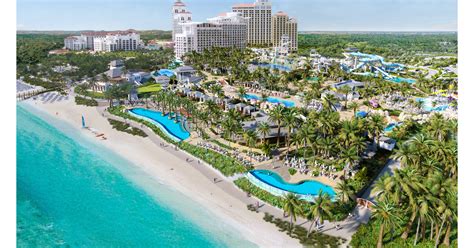 baha mar unveils  luxury beachfront water park baha bay