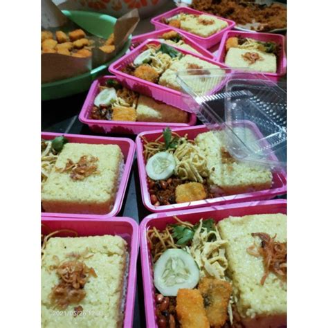 Jual 200 Kotak Makan Nasi Mika Lunch Box Bento Catering Ultah Bekal