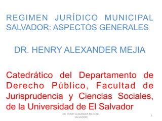 Regimen Juridico Del Municipio Ute Ppt