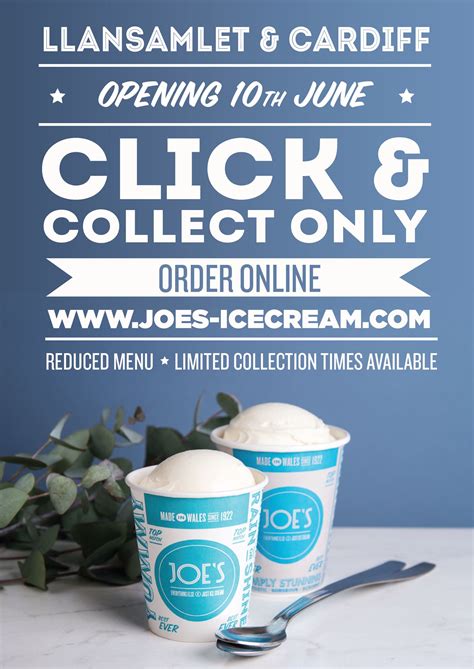 Joes Ice Cream Our Llansamlet And Cardiff Parlours Are