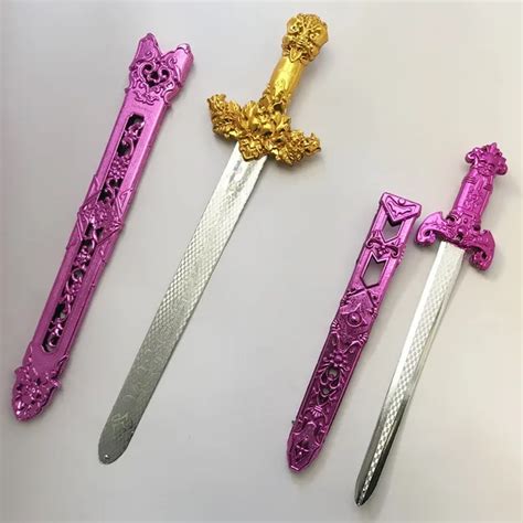 Buy 1 Pc 40cm Electroplating Plastic Swords Toy