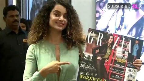 Kangana Ranauts Peek A Boob Moment YouTube