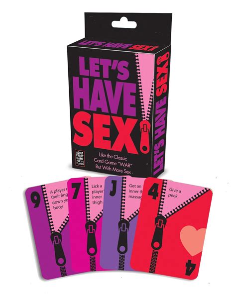 Let S Have Sex Card Game Couples Foreplay Fun