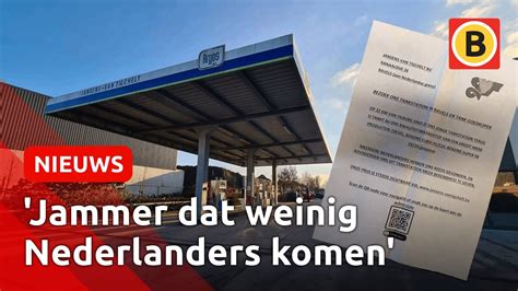 Goedkoop Tanken Belgisch Tankstation Maakt Reclame In Tilburg