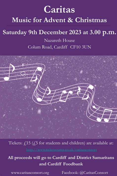 Caritas Music For Advent Christmas At Nazareth House Event Tickets