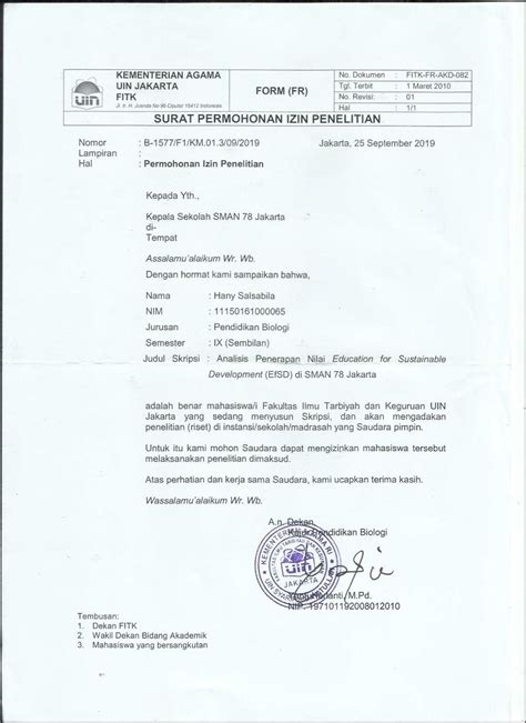 Contoh Surat Pernyataan Kesediaan Menjadi Calon Ketua Jurusan Surat
