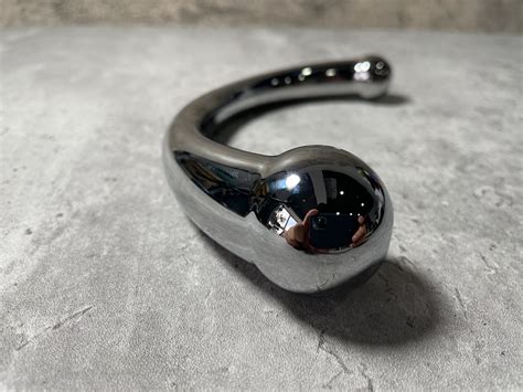 G Spot Dildo Stainless Steel Heavy Curve U Design Plug Etsy