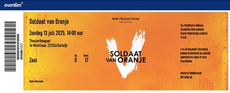 Soldaat van Oranje - Tickets - EVENTIM
