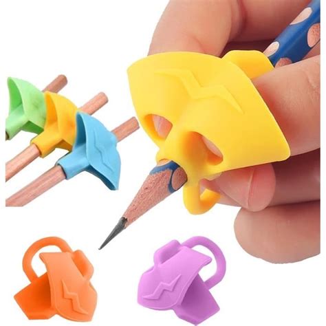 Guide Doigt Enfant 5 Unités Ergonomique Aide Écriture Crayon Grip Pour