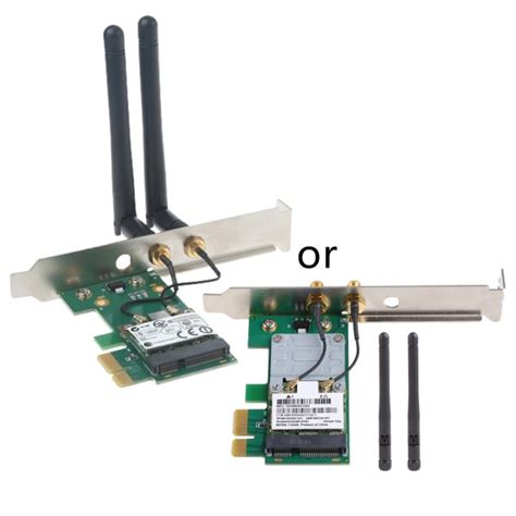 PCI-E WiFi Card for MacOS for Windows PCI-E PCI Network Adapter mac-Compatible Wi-Fi Air Drop ...