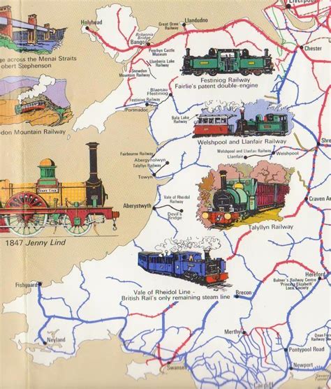 Wales Railway Map