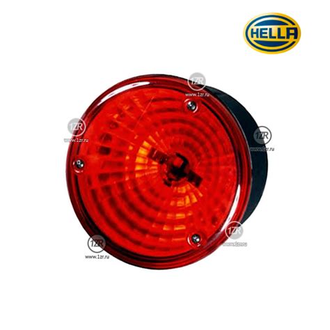 Фонарь задний Hella D122,5, противотуманный, красный (P21W) б/уп., 2NE ...