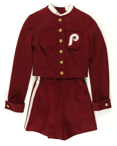 Lot Detail 1970 82 Circa Philadelphia Phillies Hot Pants Patrol Usherette Complete Uniform