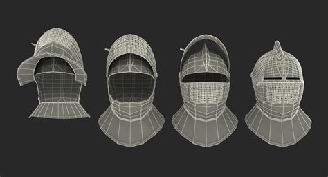 Armet Closed Helmet 3d Model 3d Molier International