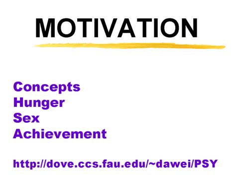 Chapter Concepts Hunger Sex Achievement Dove Ccs Fau