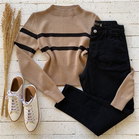 CROPPED MODAL LISTRA PRETO E NUDE Dondoca Moda Feminina