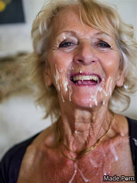 Porn Image Of Cumshot Facial Blonde Skinny Tanned Skin Bimbo Created By AI