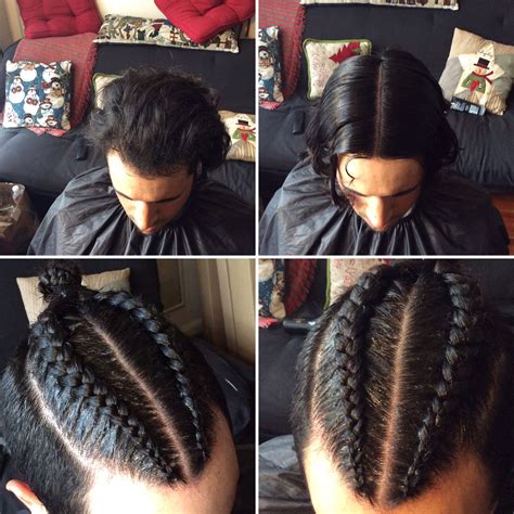 how to do viking braids male 2