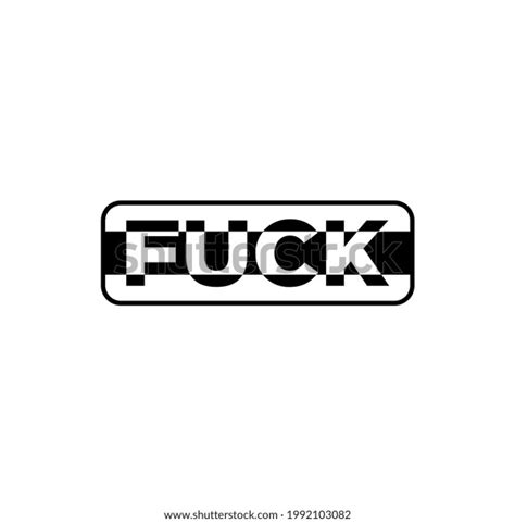 Fuck Written Text Fuck Typography Logo Stock Vector Royalty Free Shutterstock