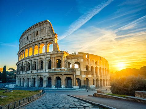 Rome Italy Historical Landmarks Background Rome Italy Landmarks Rome