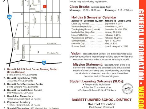 Bassett Unified School District - Bassett Adult School