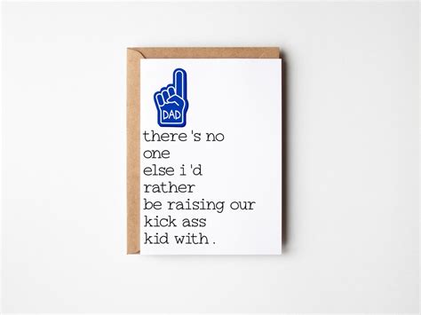 Father S Day Card Kick Ass Dad Card Card From Wife Card For Husband Husband Birthday Card