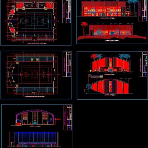 Coliseum DWG Block For AutoCAD Designs CAD